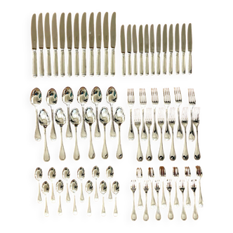 Christofle Malmaison cutlery set 73 pieces, excellent condition with original boxes