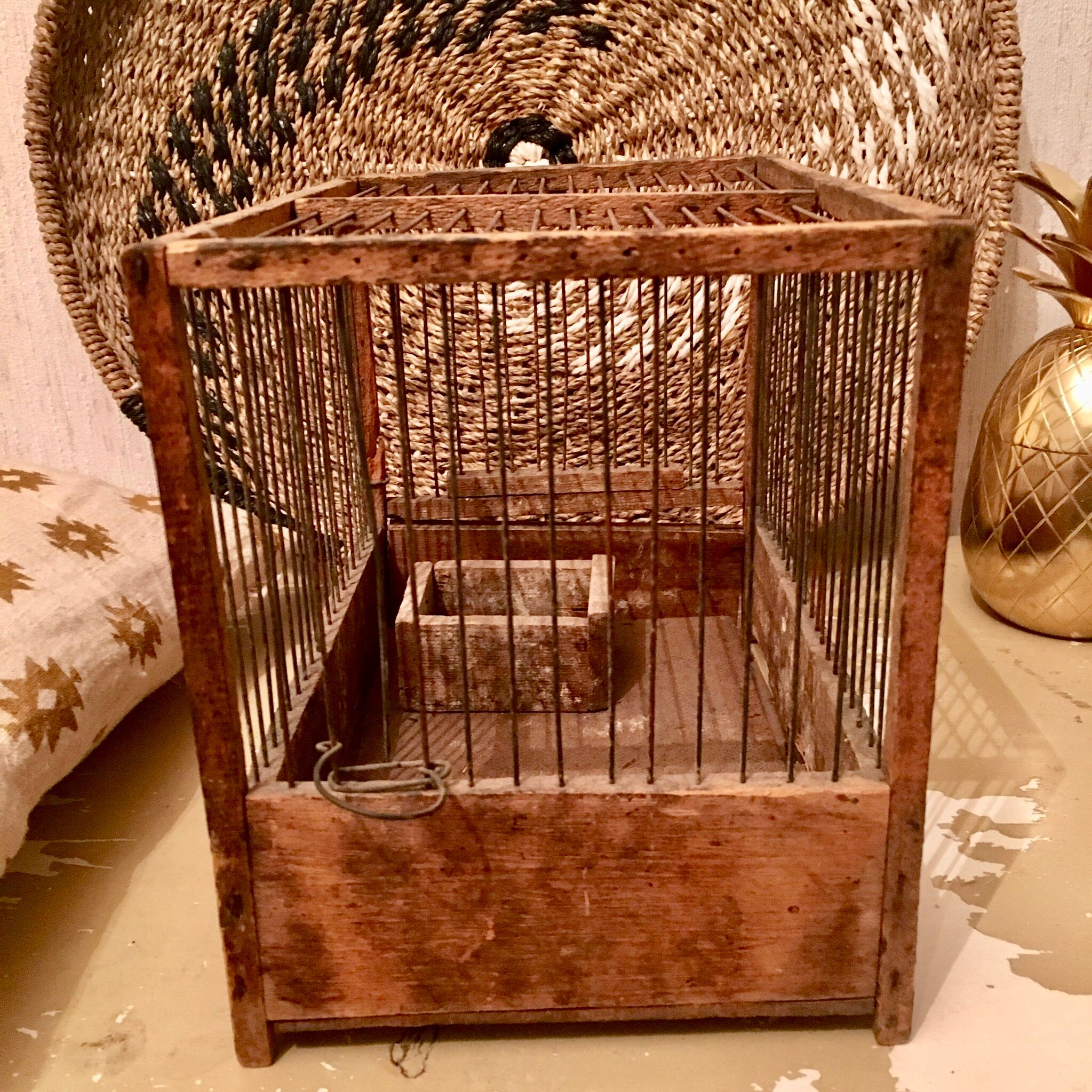 Large wooden Bird Cage