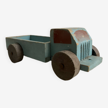 Old toy, wooden truck