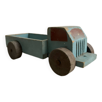 Old toy, wooden truck