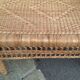 Peacock rattan bench