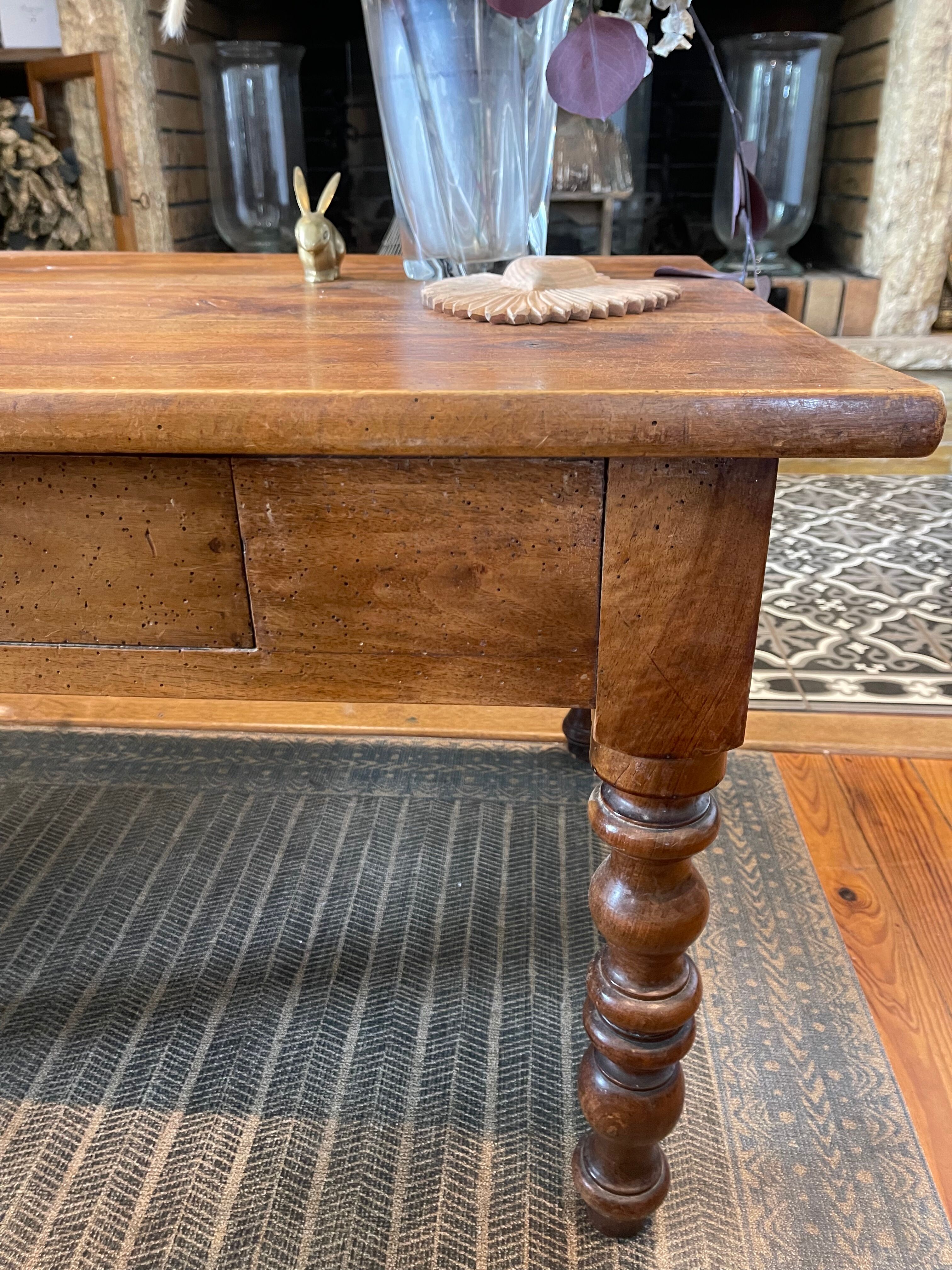 Wooden coffee table