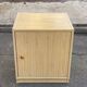 Scandinavian beige wooden chest of drawers