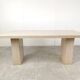 Vintage travertine dining table, 1970s