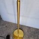 reading floor lamp in golden brass vintage design ep 1970