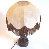 Small wooden foot lamp