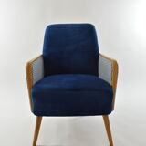 Square chair velvet hen's feet