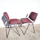 Pair chairs DSC 106 Castelli 1970