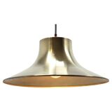 Mid-century design brass pendant by Napako, 1970s