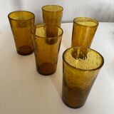 Set of 5 glasses Cups Biot 1960