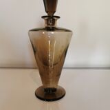 Vintage crafe round smoked glass