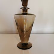 Crafe vintage ronde verre fumé