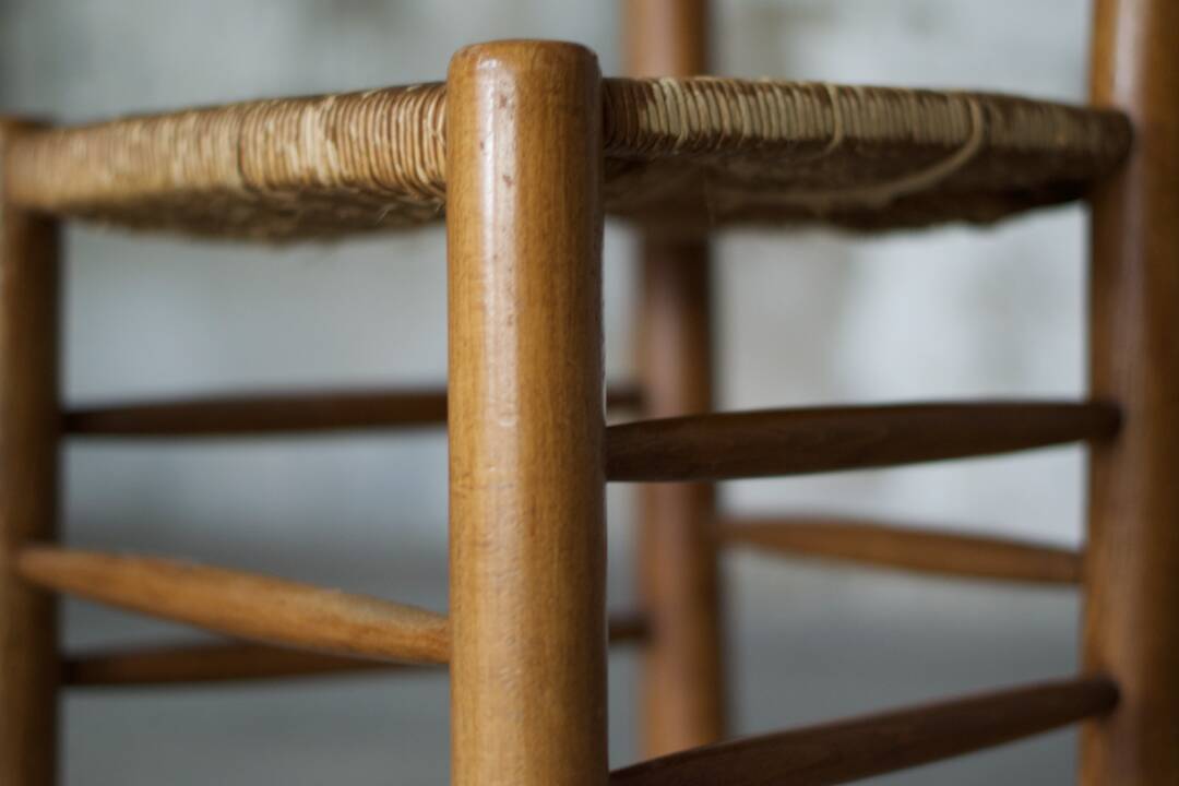 Series of two Georges Robert mountain chairs - France 1960