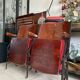 Paire de fauteuils de cinéma vintage