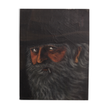 Old oil portrait - man
