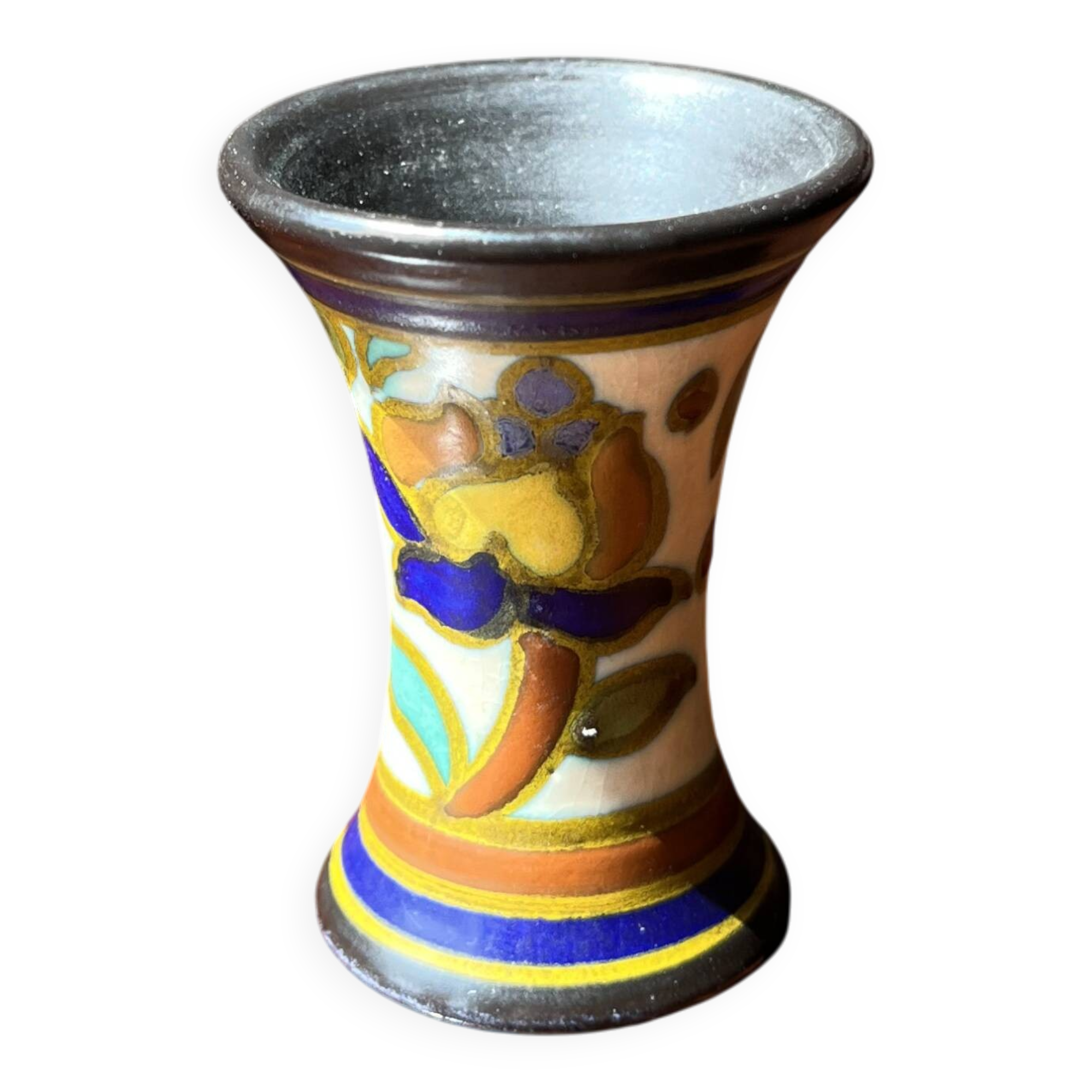 Gouda Pottery Candlestick, Holland