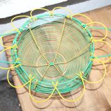 Yellow and green salad basket