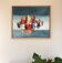 Marine. double-sided oil on canvas signed by michel leveau.