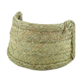 Applique artisanale en fibres naturelles tressées
