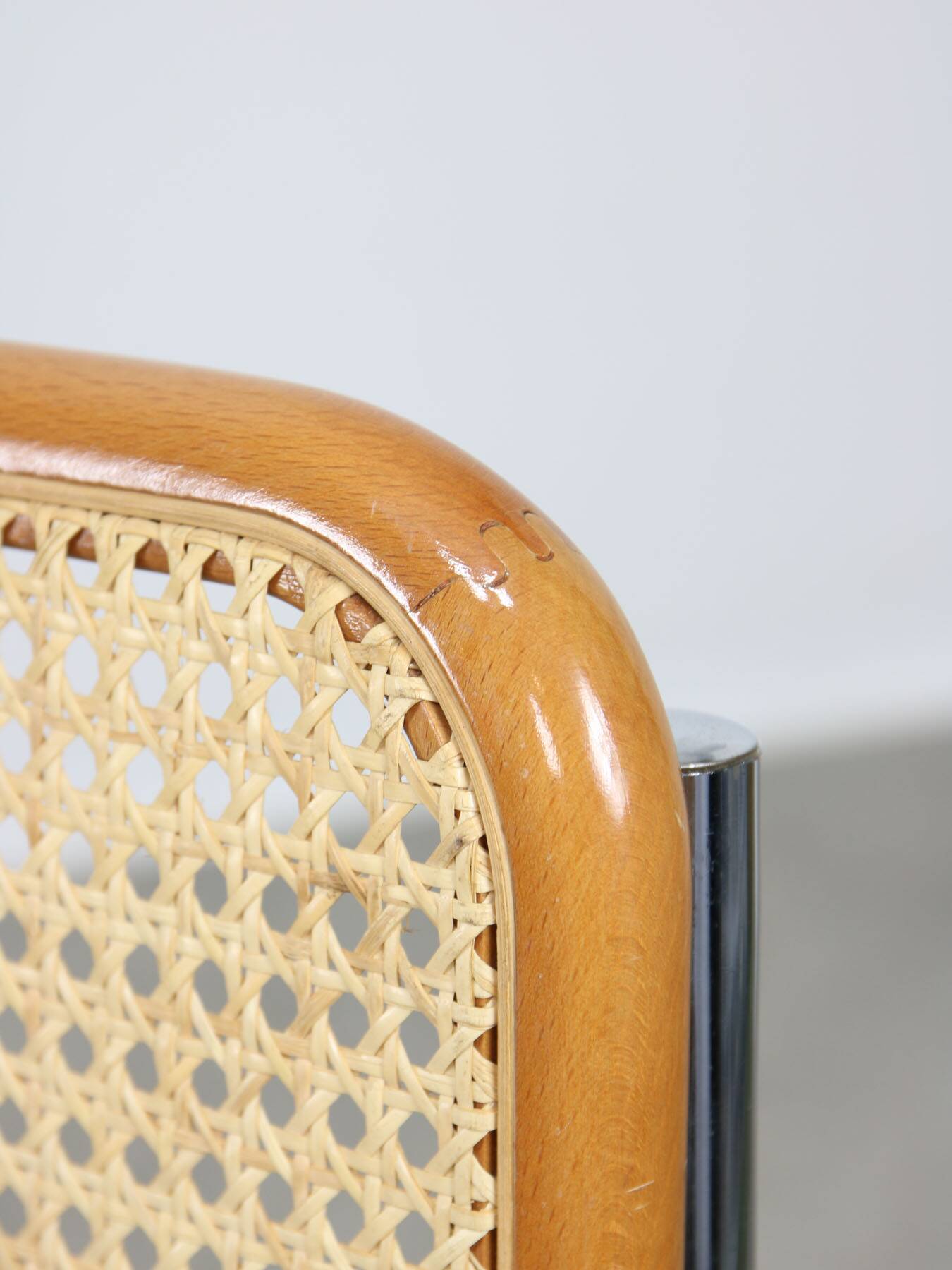 Ensemble de 2 chaises vintage B32 Cesca par Marcel Breuer, années 80.