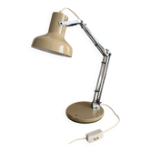 Lampe de bureau articulée moderniste années 60 en métal
