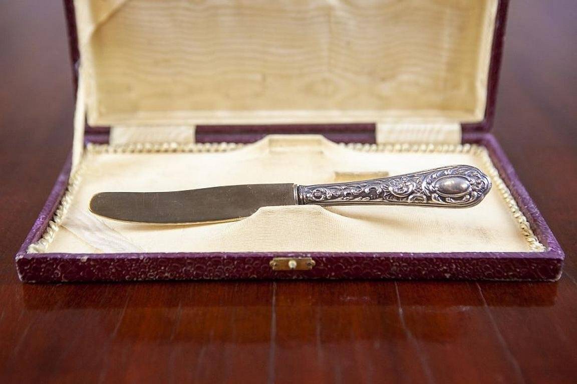 800 Silver Standard Silverware Set, 1930s, Set of 3