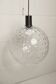 Suspension boule verre soufflé 1970 original
