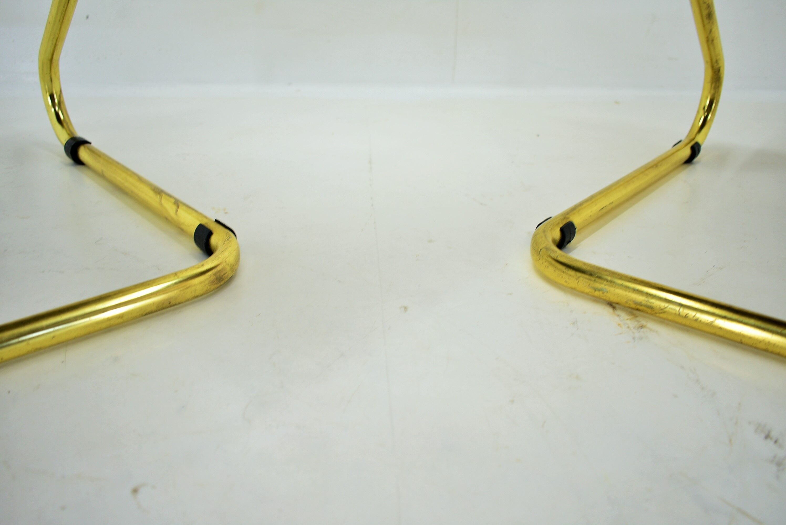 Midcentury set of four dining chairs, italy, 1970s