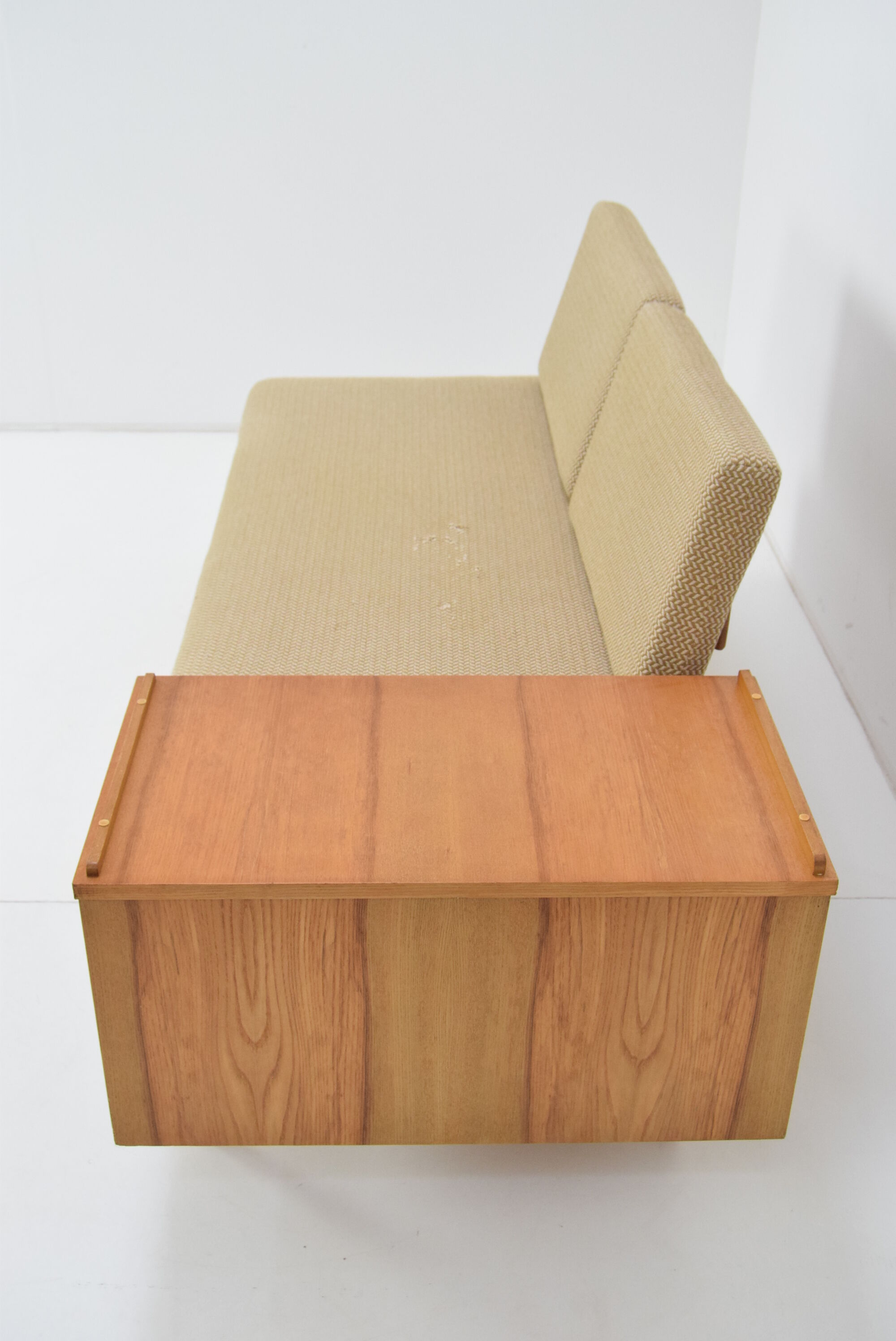 Mid-century Sofa or Daybed by Drevotvar/1970's.