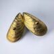 Mussel shell vide-poche in bronze, Italy, 1970s