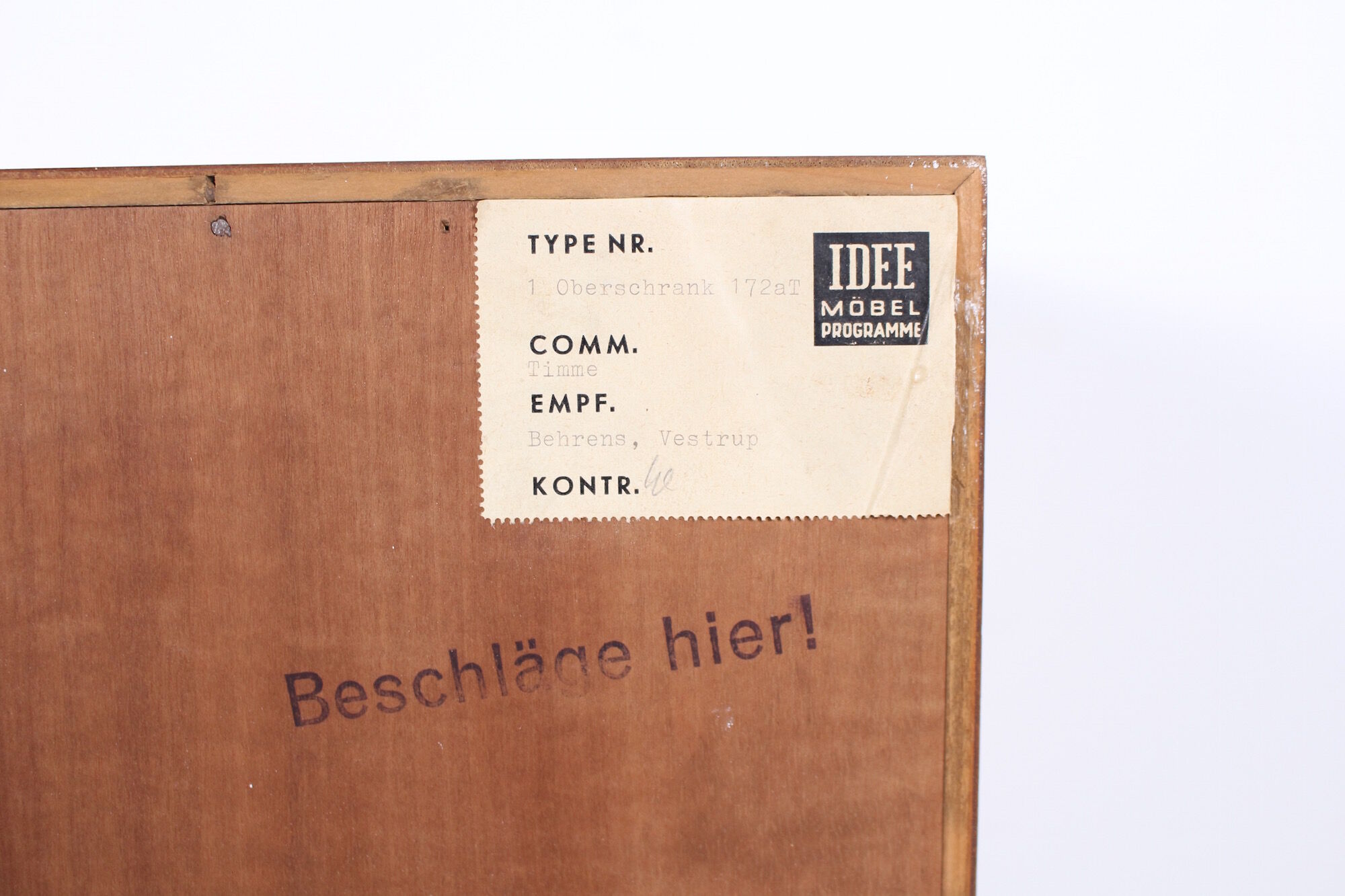 Two-door modernist buffet