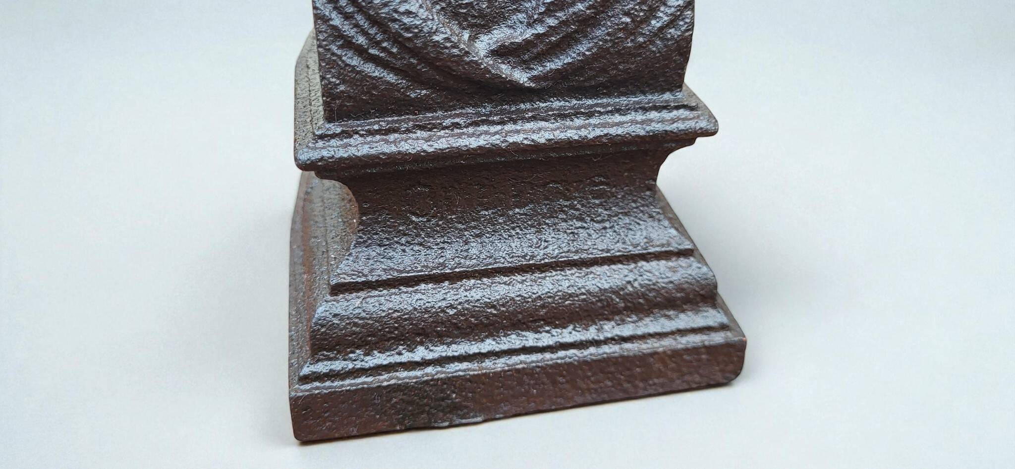 Pair of cast iron andirons