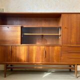 Vintage Scandinavian teak sideboard / buffet 1960