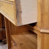 Napoleon III period secretary in a faux walnut chest of drawers