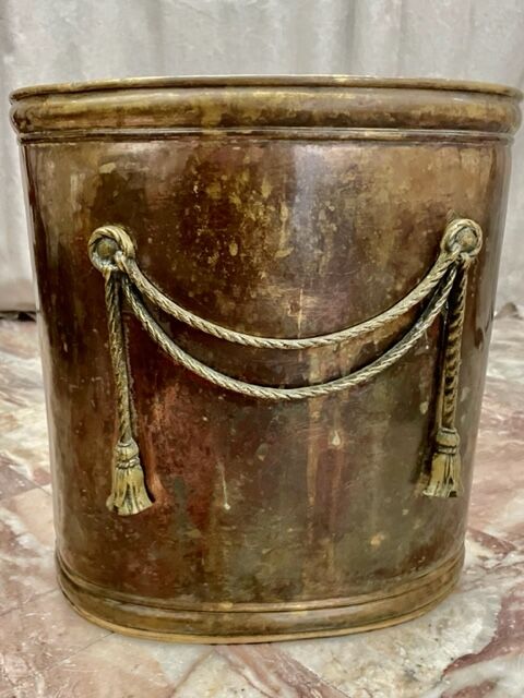 Brass paper basket 1940