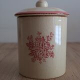 Spice jar with floral lid