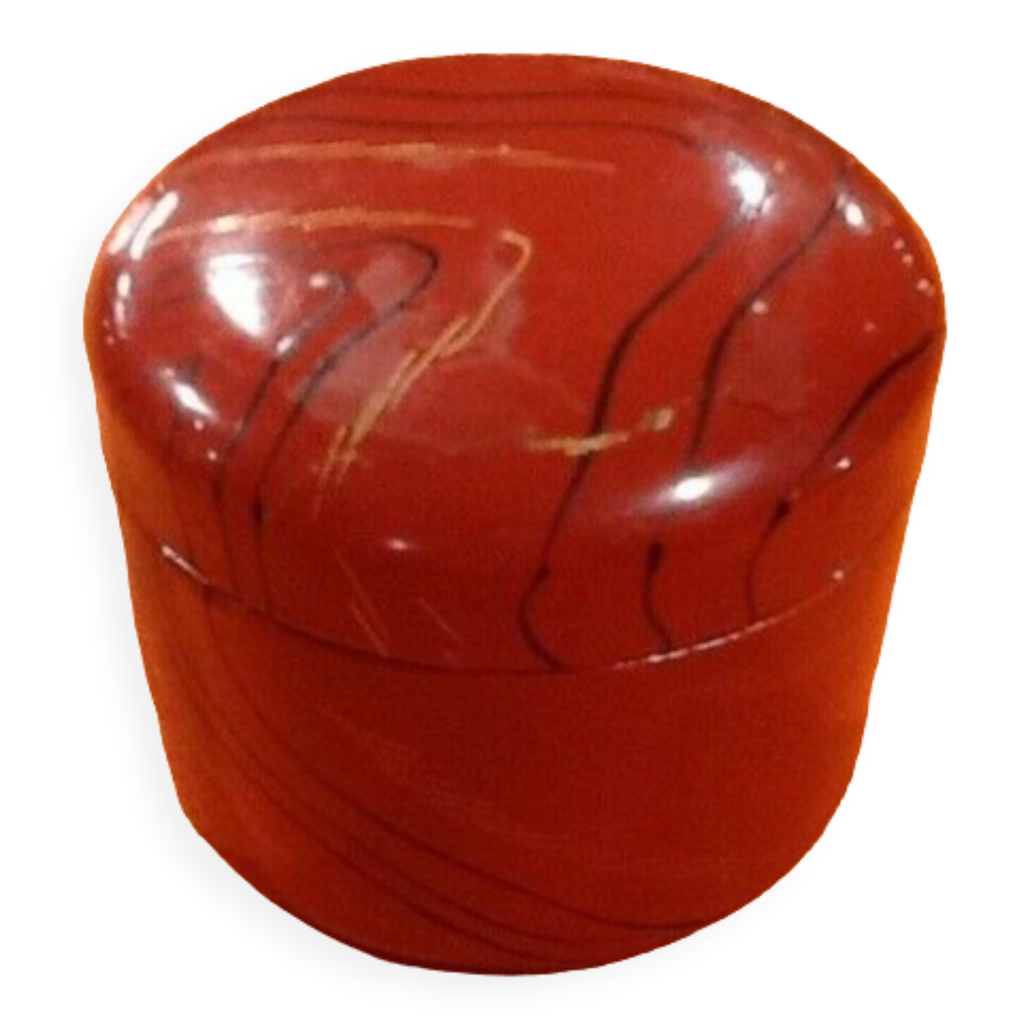 Lacquered wooden box