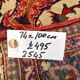 Vintage tribal rug 74x100 cm, medium, tribal oriental carpet 2545