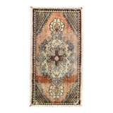 Petit tapis turc vintage 97x51 cm, Short Runner, Tribal, Shabby, Mini Tapis