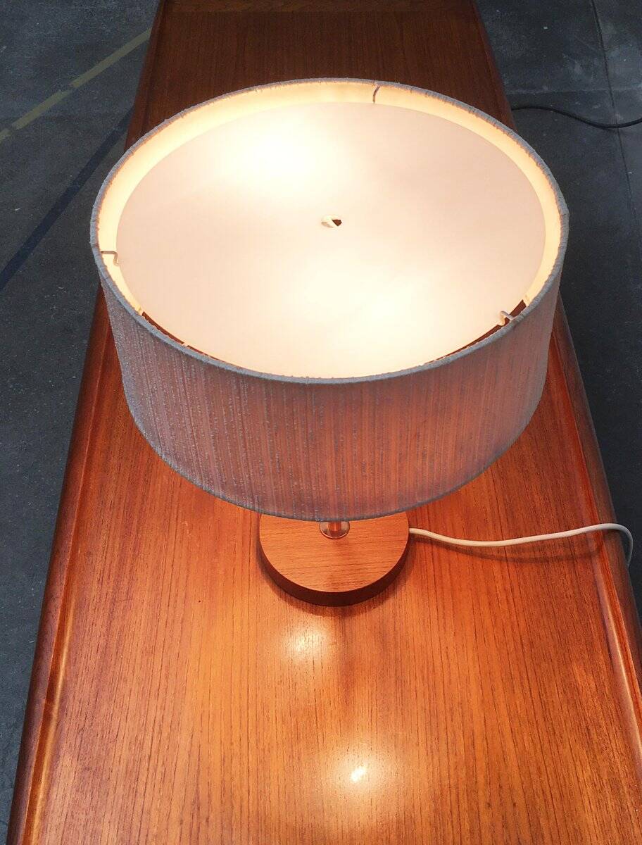 Teak table lamp type 25 mid-century by Temde