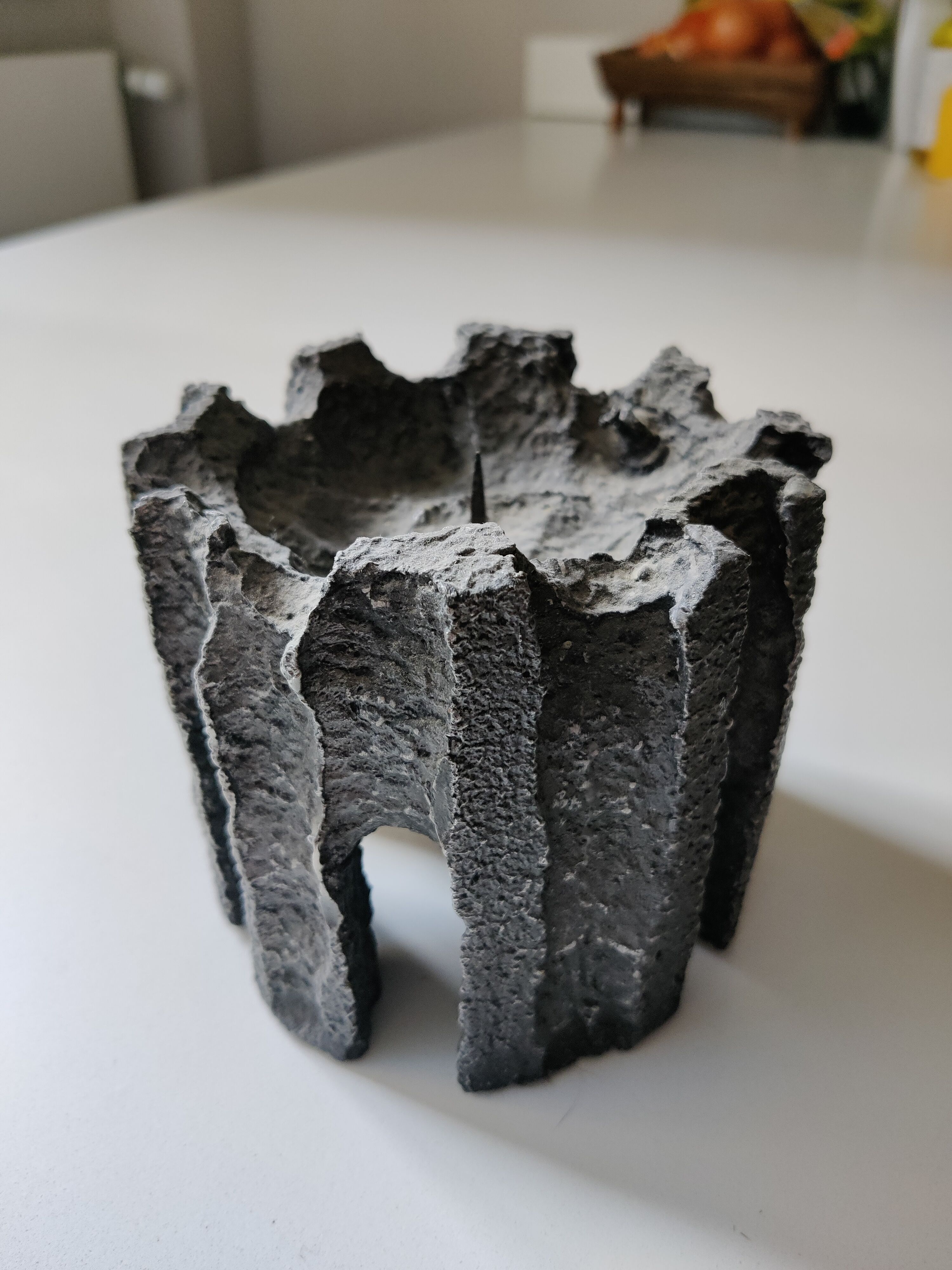 Candle holder stings modern brutalist candle