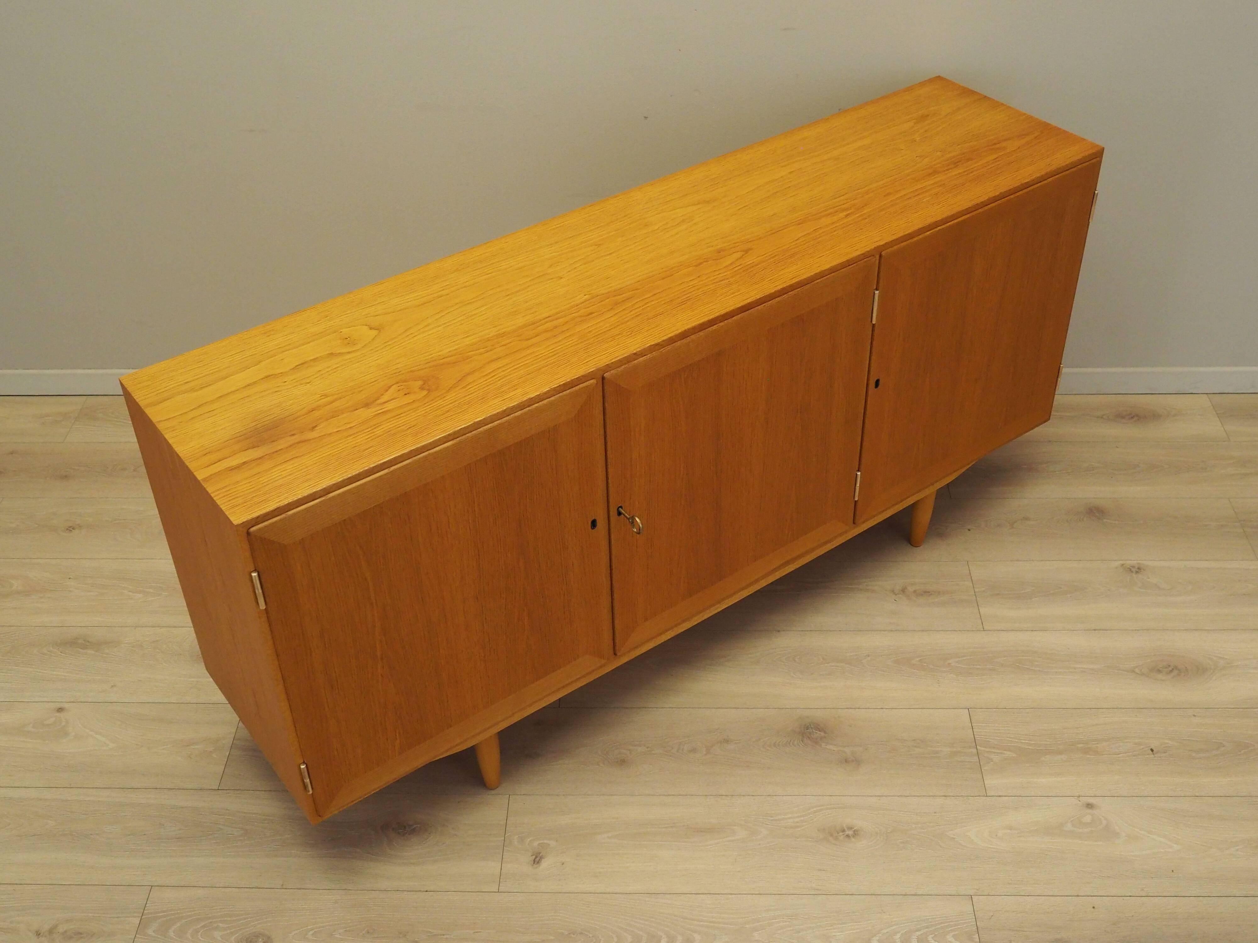 Ash sideboard, Danish design, 1970s, designer: Carlo Jensen, production: Hu