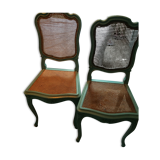 Style chairs with caning