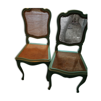 Style chairs with caning