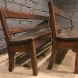 Pair of monastery benches