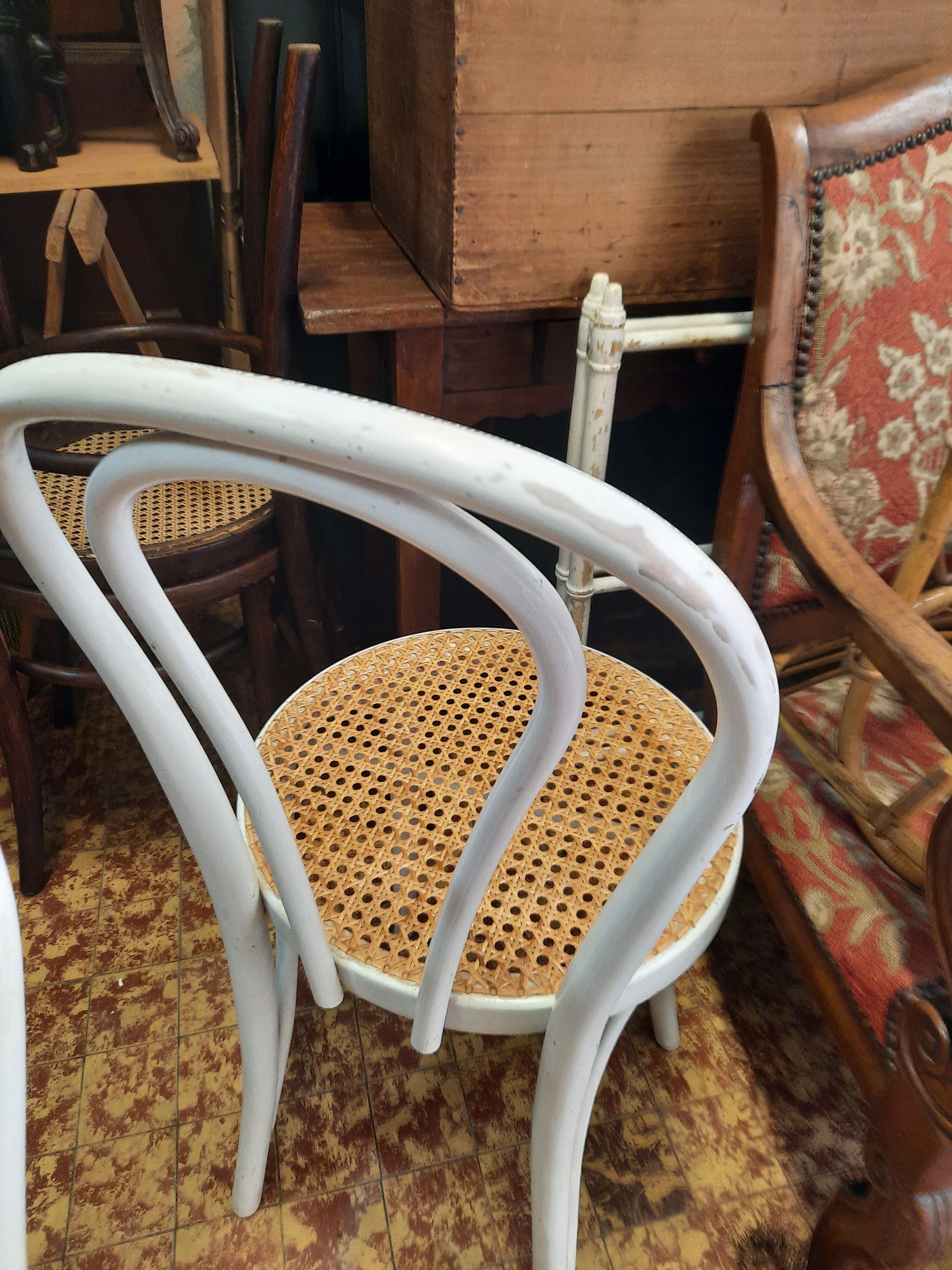 Pair of bistro chairs