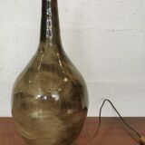 Enamelled stoneware lamp base