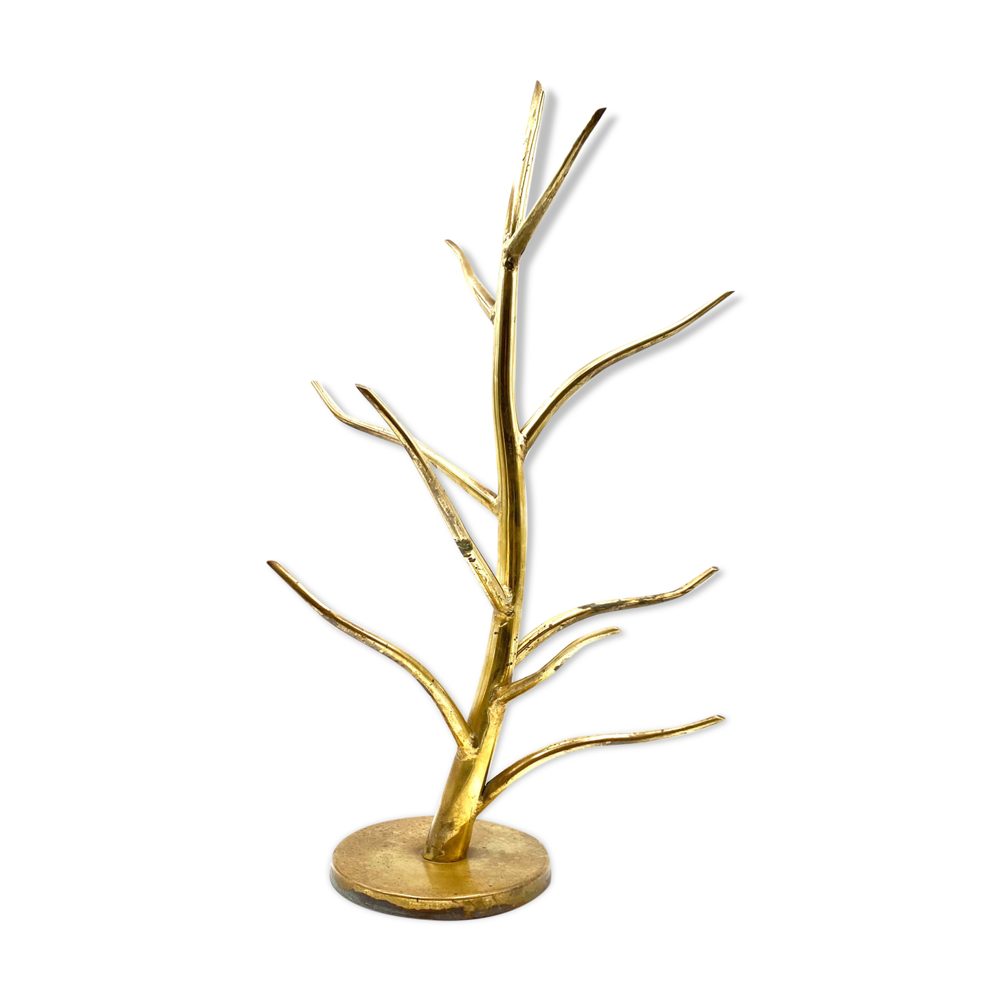 Mid-century Brass plant-shaped stand, Italy 1970s