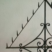 Ancien porte-cierges d'église en fer forgé – XIXe siècle