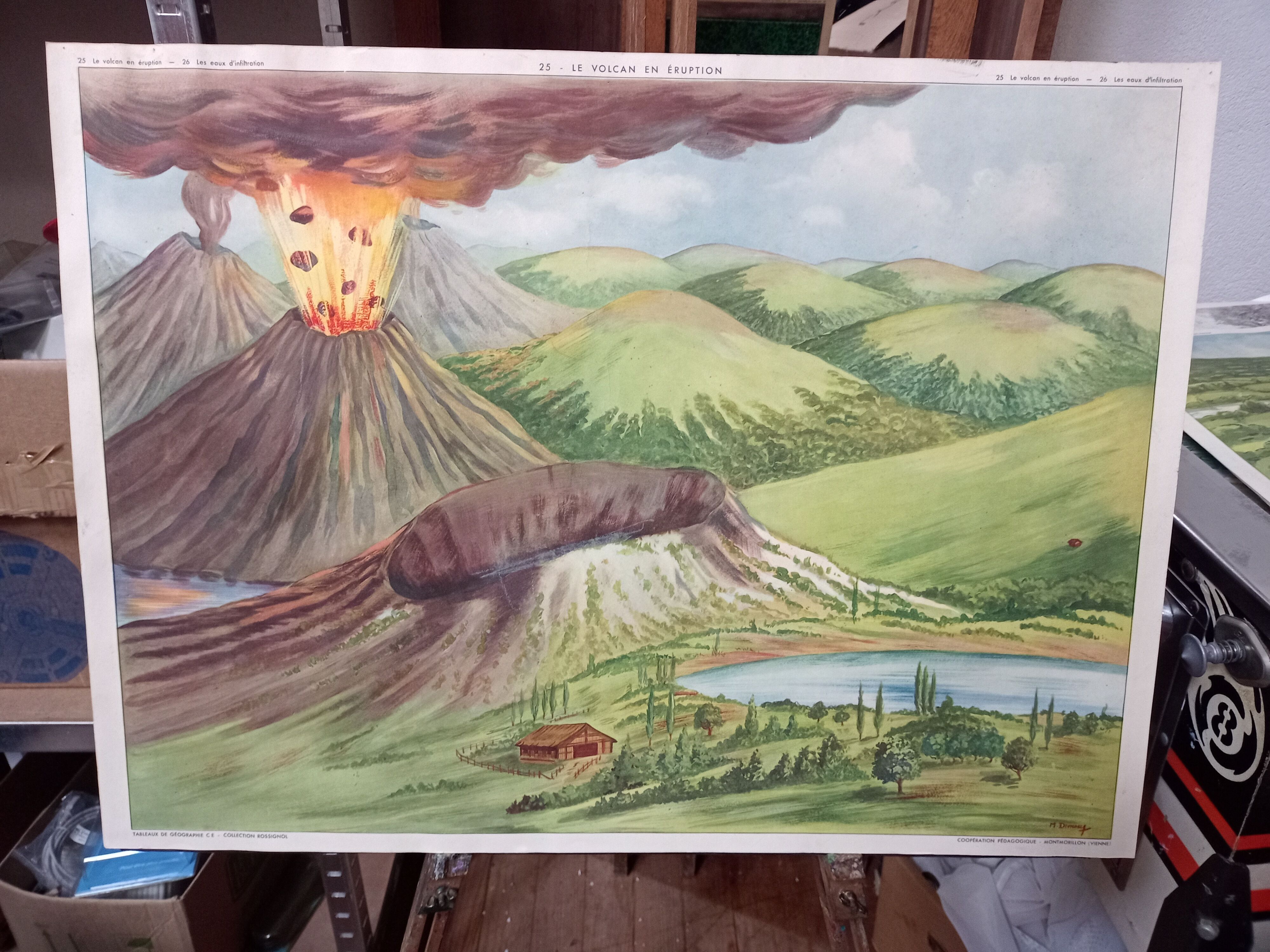 School poster 25 the erupting volcano 26 the infiltration waters